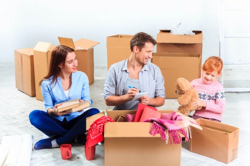 Experienced North London movers assisting with a smooth relocation