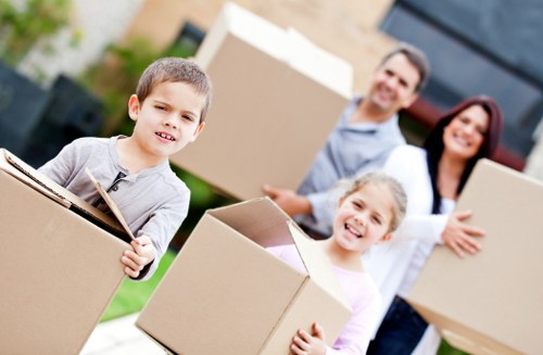 Professional Harringay removal team packing fragile household items