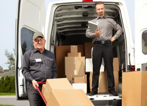 Local man with van service working in Harringay residential streets