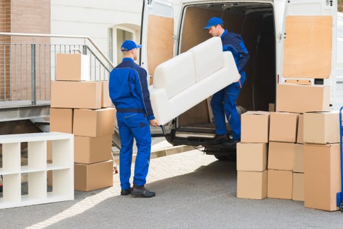 Furniture dismantling and moving preparation in a flat