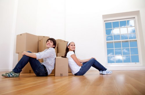 Service records being checked during a moving company complaint review