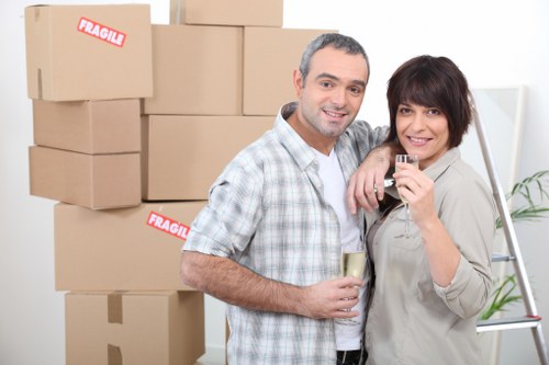 Professional van loading for a Harringay house or office relocation